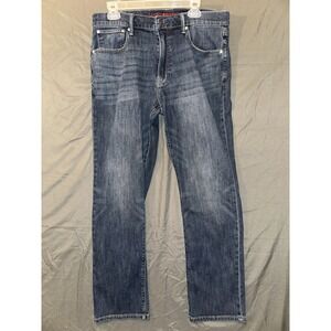 Lucky Brand Jeans Mens 36x32 Blue 223 Straight Leg Stretch